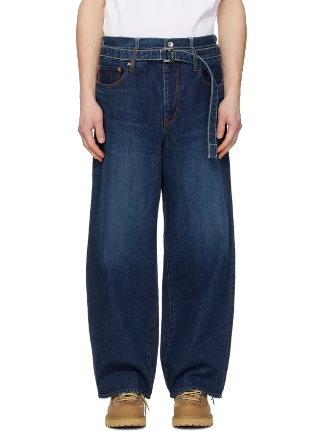sacai sacai ベルト ジーンズの商品画像