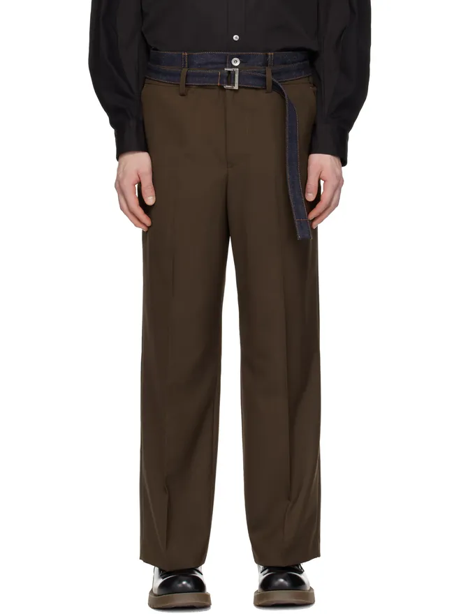 sacai sacai Suiting & Denim トラウザーズの商品画像