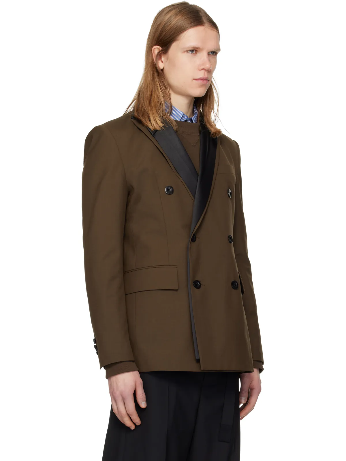 sacai Suiting テーラードジャケット - 画像2