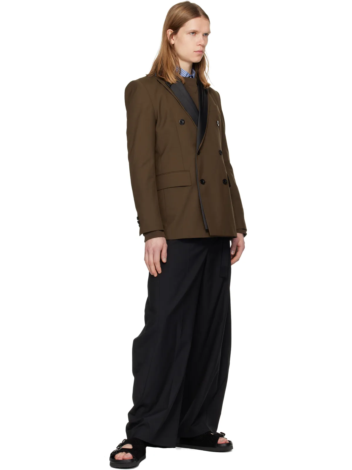 sacai Suiting テーラードジャケット - 画像4