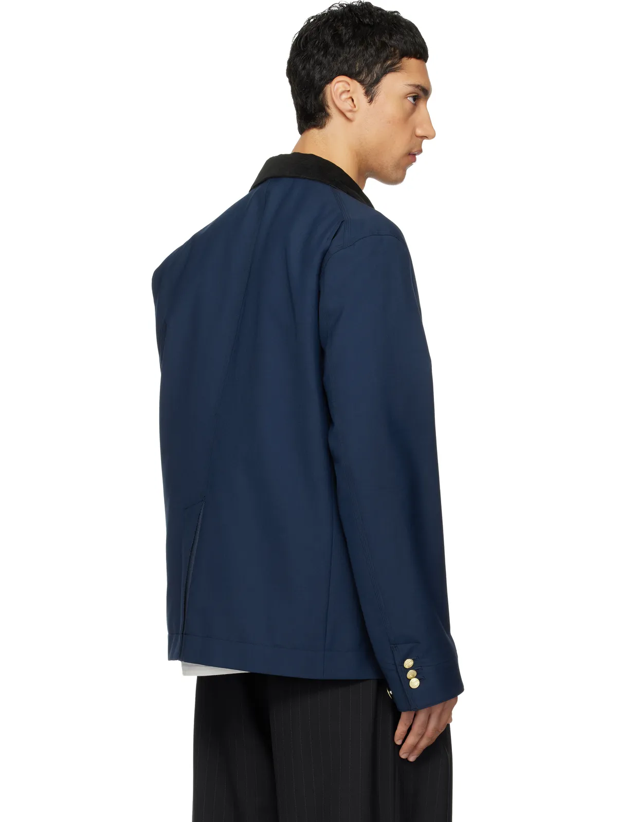 sacai Carhartt WIPエディション Suiting & Duck テーラードジャケット - 画像3