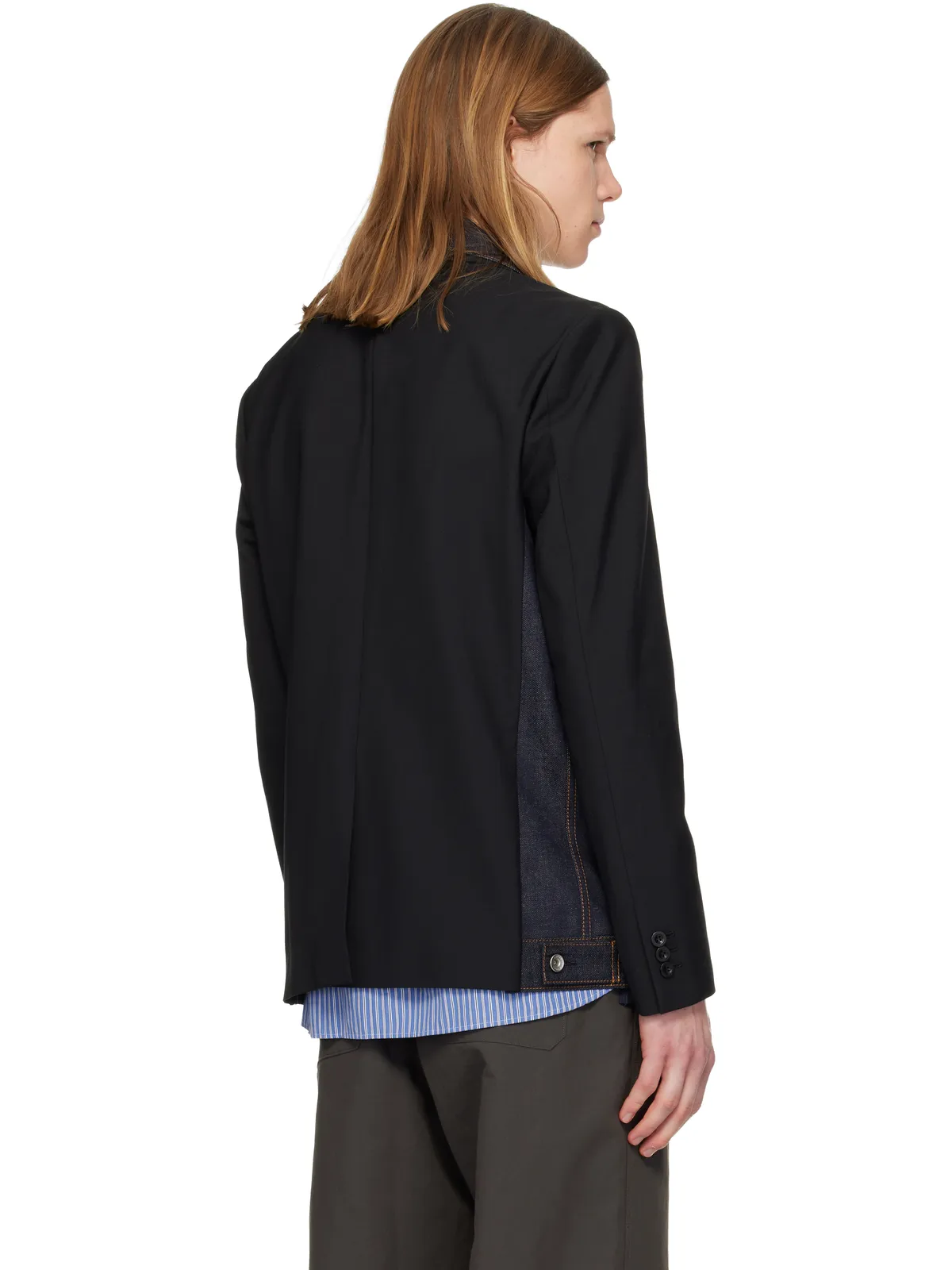 sacai Suiting & Denim テーラードジャケット - 画像3
