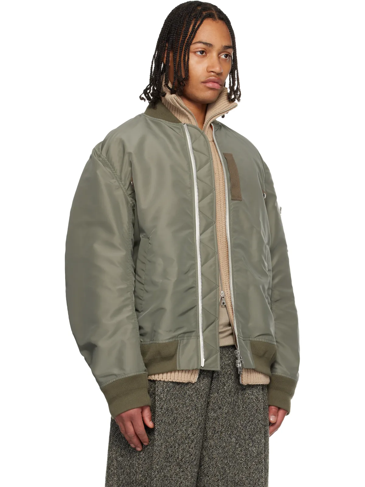 sacai ナイロンツイル ブルゾン ボンバージャケット - 画像2