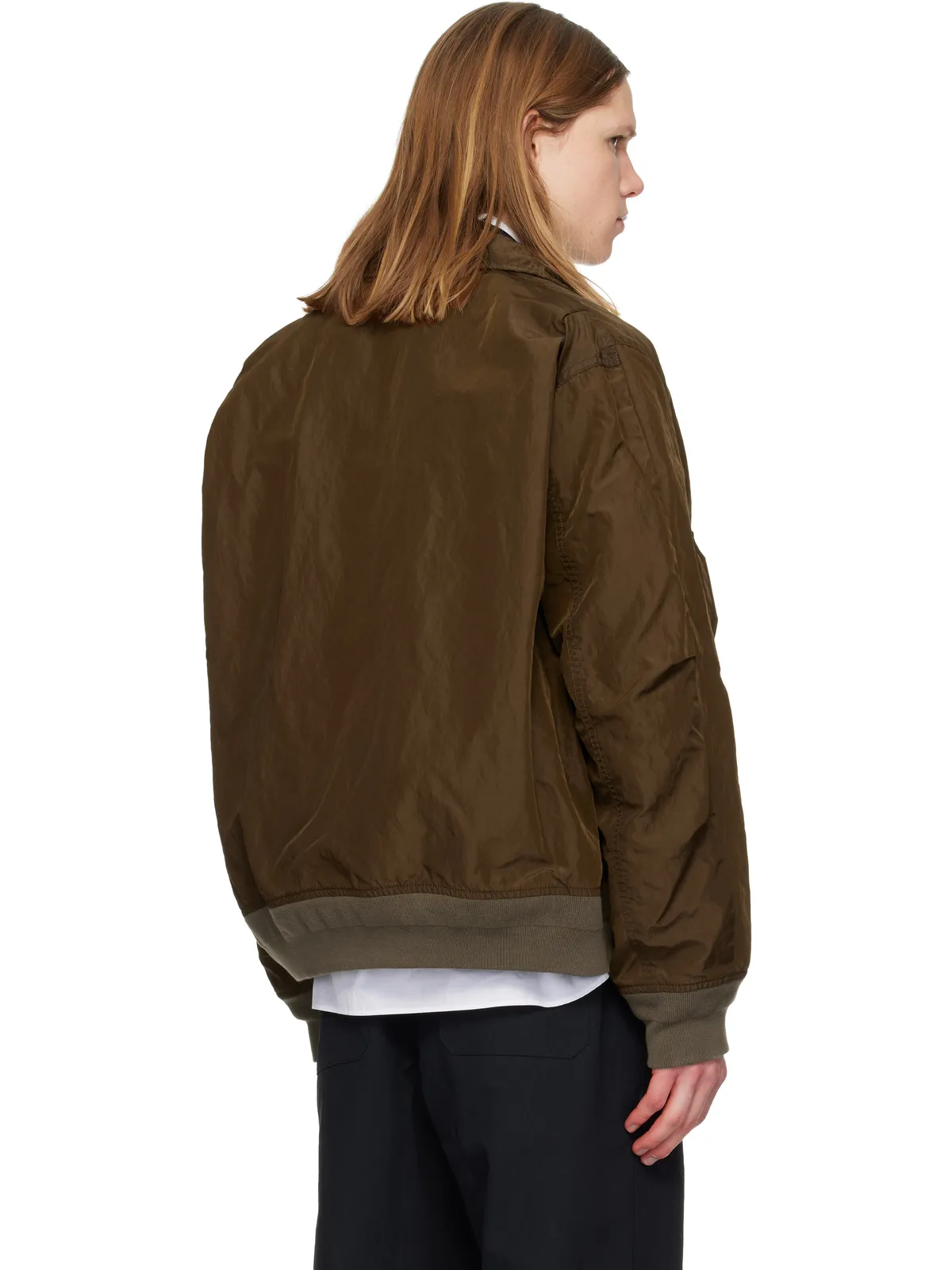 sacai Treated Nylon Twill ボンバージャケット - 画像3
