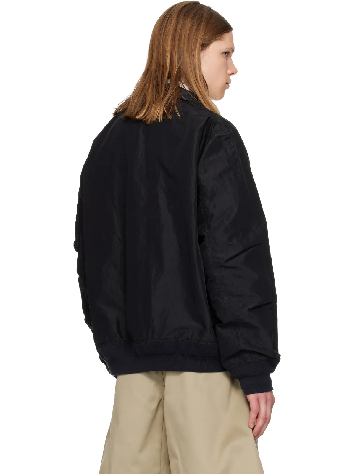 sacai Treated Nylon Twill ブルゾン ボンバージャケット - 画像3