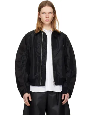 sacai コットンチノ＆ナイロンツイル ボンバージャケット - サムネイル1
