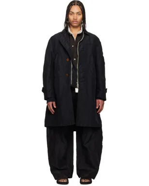 sacai トリーテッド ナイロンツイル コート - サムネイル1