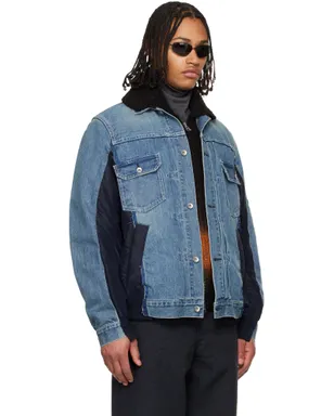 sacai Nylon Twill & Denim ジャケット - サムネイル2
