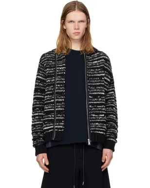 sacai Mix Knit ブルゾン カーディガン - サムネイル1