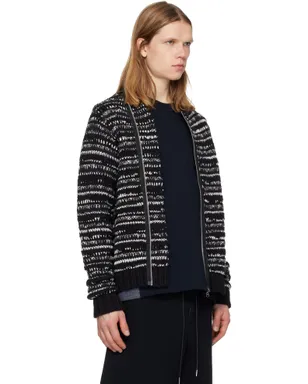 sacai Mix Knit ブルゾン カーディガン - サムネイル2