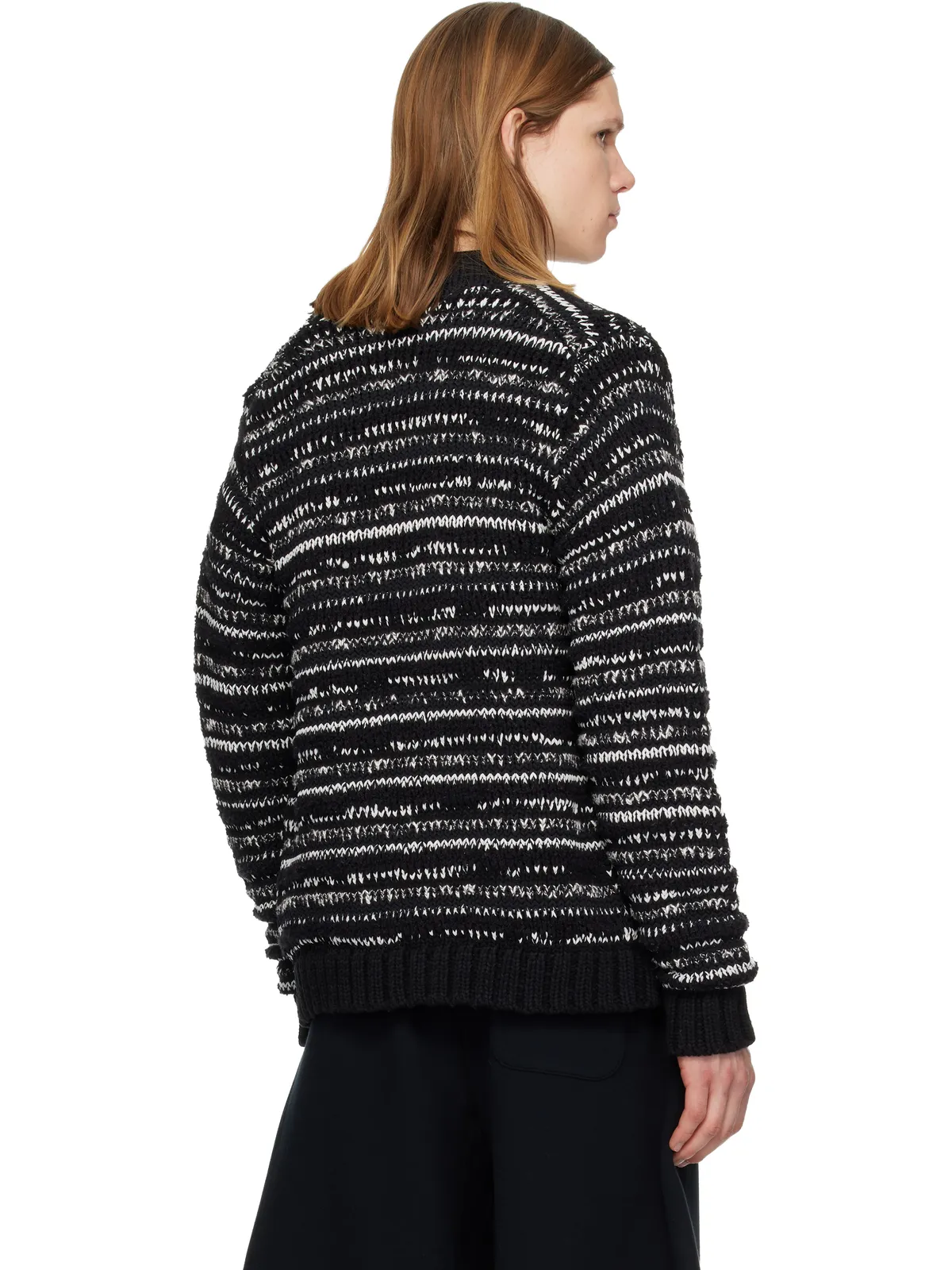 sacai Mix Knit ブルゾン カーディガン - 画像3