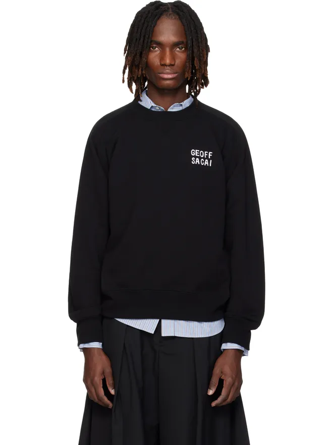 sacai sacai 'geoff sacai' Embroidery プルオーバー スウェットシャツの商品画像