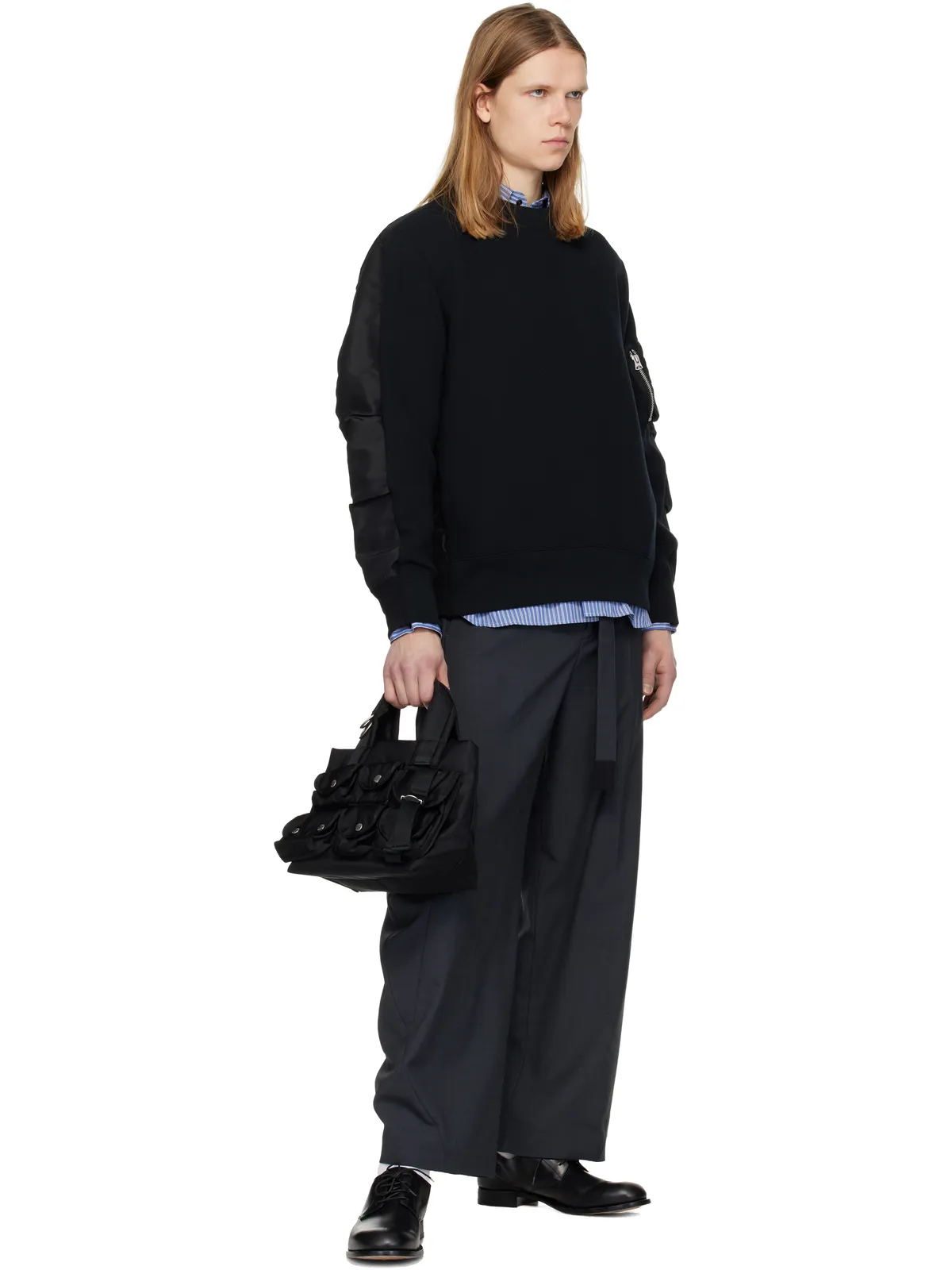 sacai Sponge Sweat Pullover スウェットシャツ - 画像4