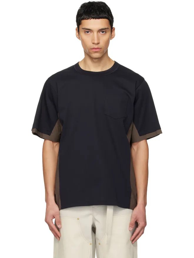 sacai sacai Cotton Typewriter & Cotton Jersey Tシャツの商品画像