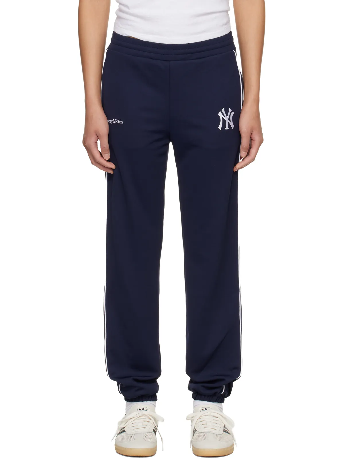 Sporty & Rich Heritage Yankees Serif 90S Elio ラウンジパンツ - 画像1