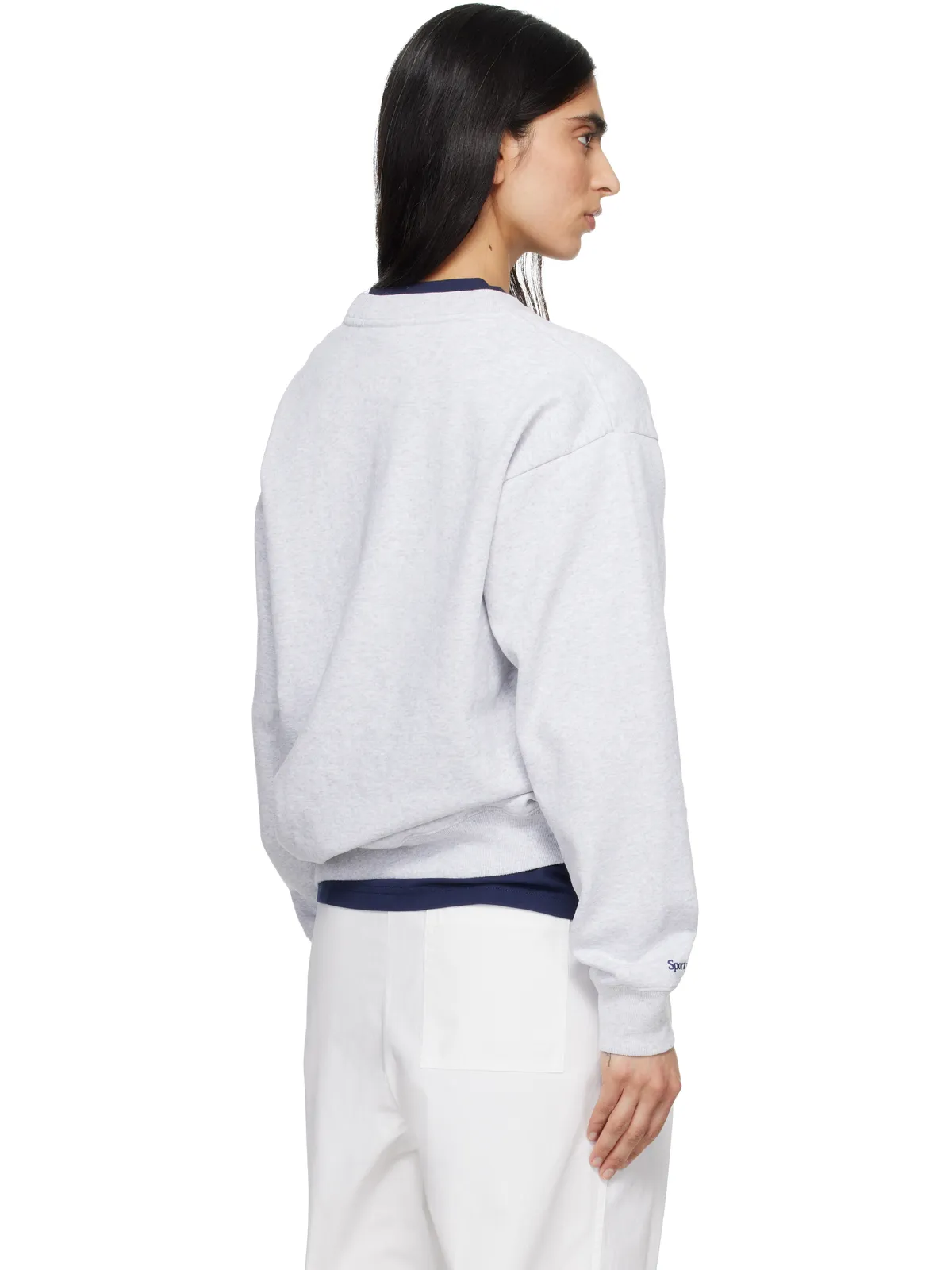 Sporty & Rich '47エディション Heritage Yankees Serif スウェットシャツ - 画像3