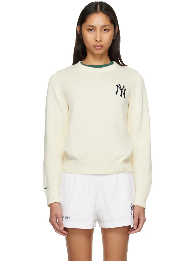 Sporty & Rich Sporty & Rich Heritage Yankees Serif Knitted セーターの商品画像