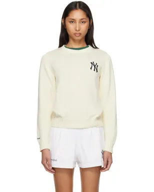 Sporty & Rich Heritage Yankees Serif Knitted セーター - サムネイル1