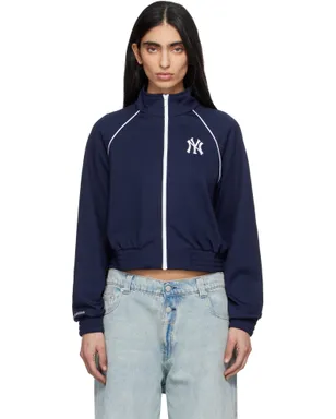 Sporty & Rich '47エディション Heritage Yankees Serif Retro トラックジャケット - サムネイル1