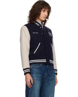 Sporty & Rich Yankees Curve ウール バーシティジャケット - サムネイル2