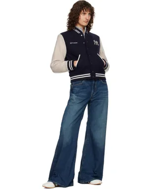 Sporty & Rich Yankees Curve ウール バーシティジャケット - サムネイル4