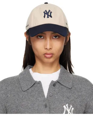 Sporty & Rich '47エディション Yankees Serif ウール キャップ - サムネイル1