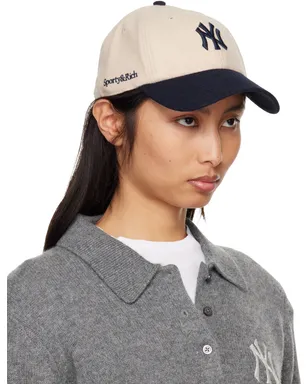 Sporty & Rich '47エディション Yankees Serif ウール キャップ - サムネイル2