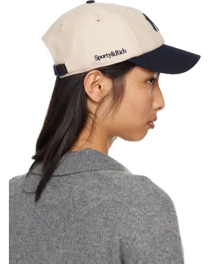 Sporty & Rich '47エディション Yankees Serif ウール キャップ - サムネイル3