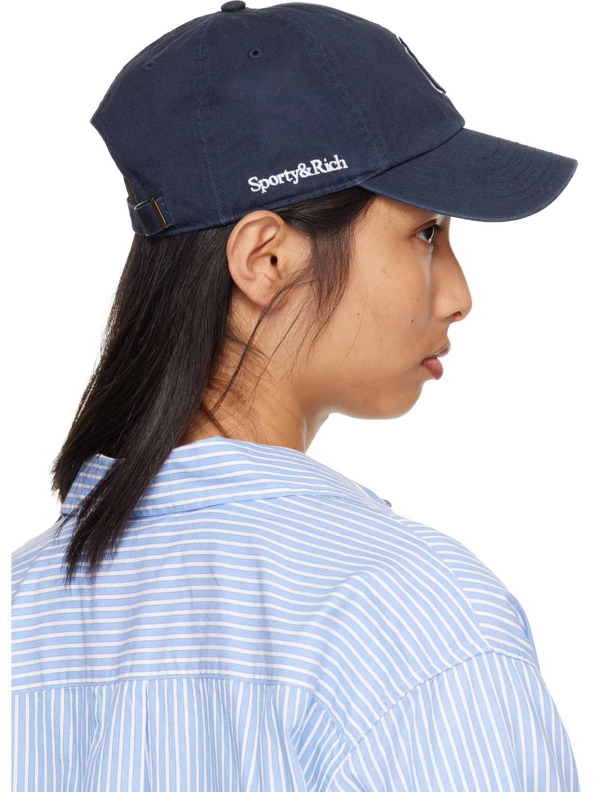 Sporty & Rich '47エディション Yankees Serif Outline キャップ - 画像3