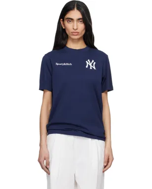 Sporty & Rich '47エディション 'Yankees' Curve Tシャツ - サムネイル1
