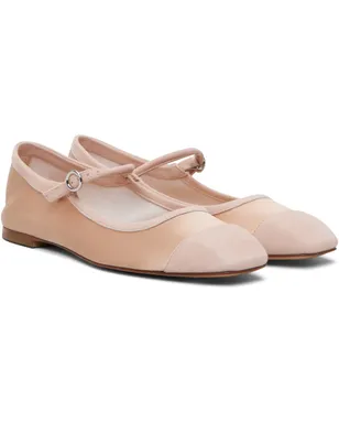 AEYDE Uma Satin Toe-Cap メリージェーン フラットシューズ - サムネイル4