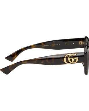 Gucci Low Nose Bridge Fit サングラス - サムネイル2
