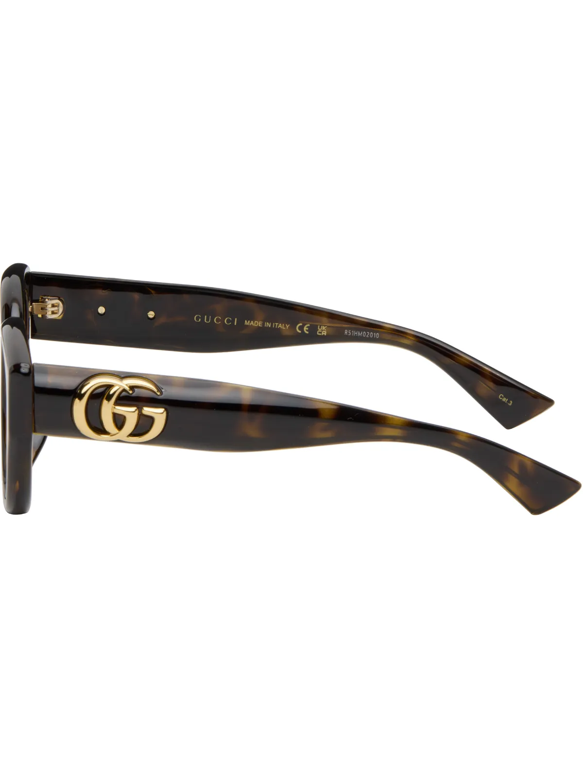 Gucci Low Nose Bridge Fit サングラス - 画像3