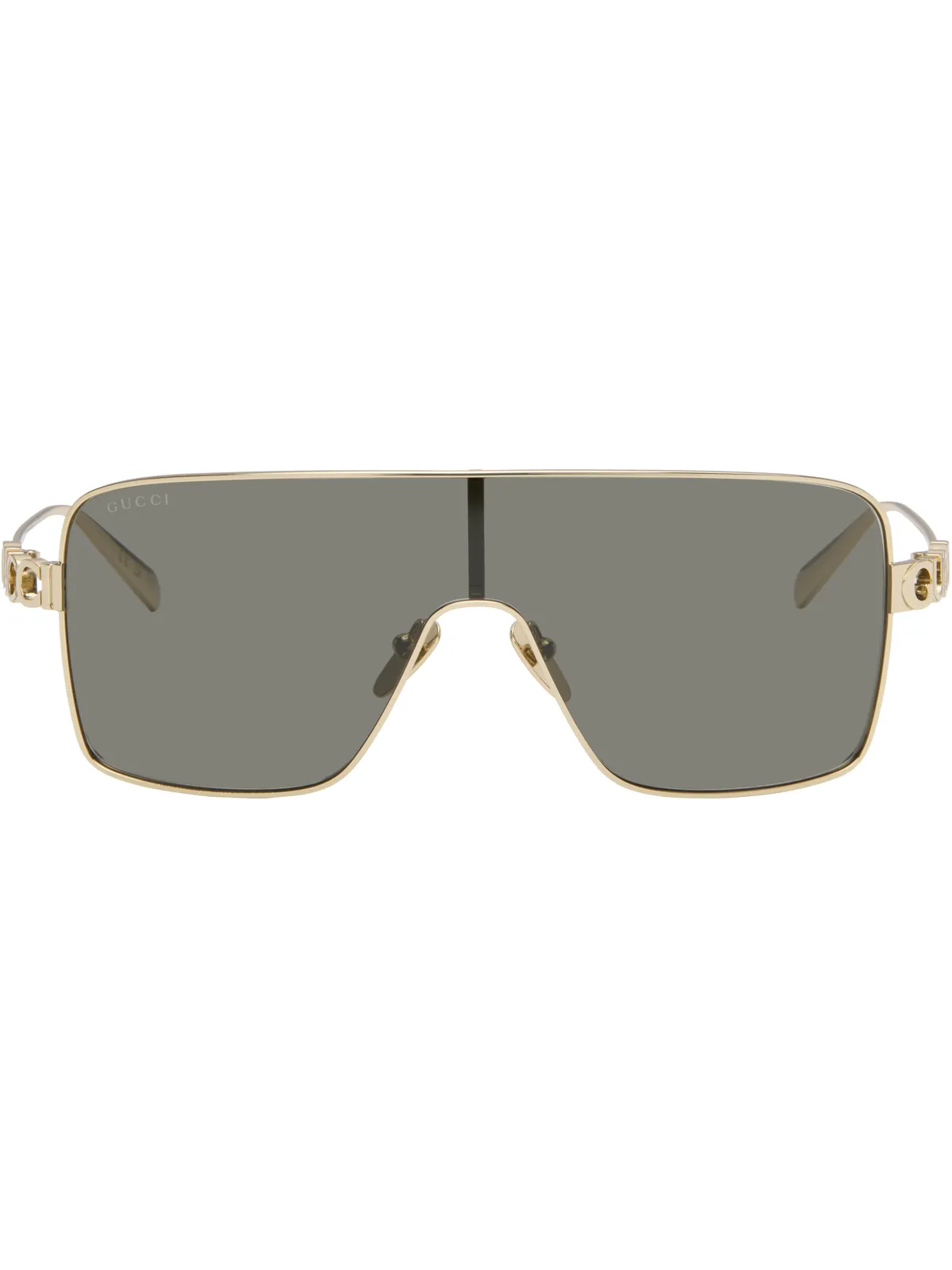 Gucci 'Gucci Block' Bending Mask サングラス - 画像1