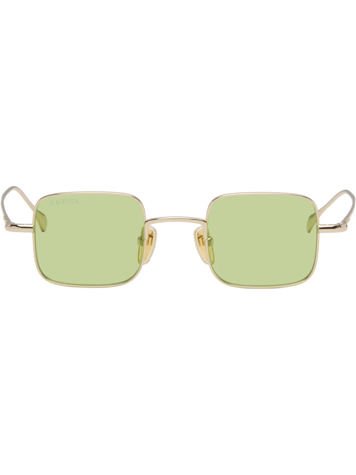Gucci Lettering Light Banana サングラス - 画像1