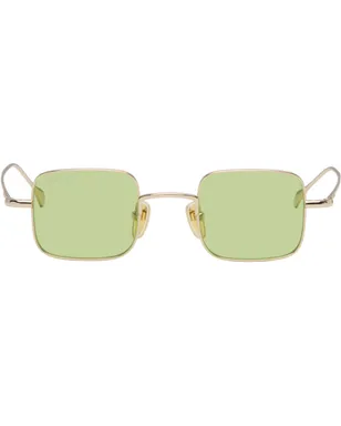 Gucci Lettering Light Banana サングラス - サムネイル1