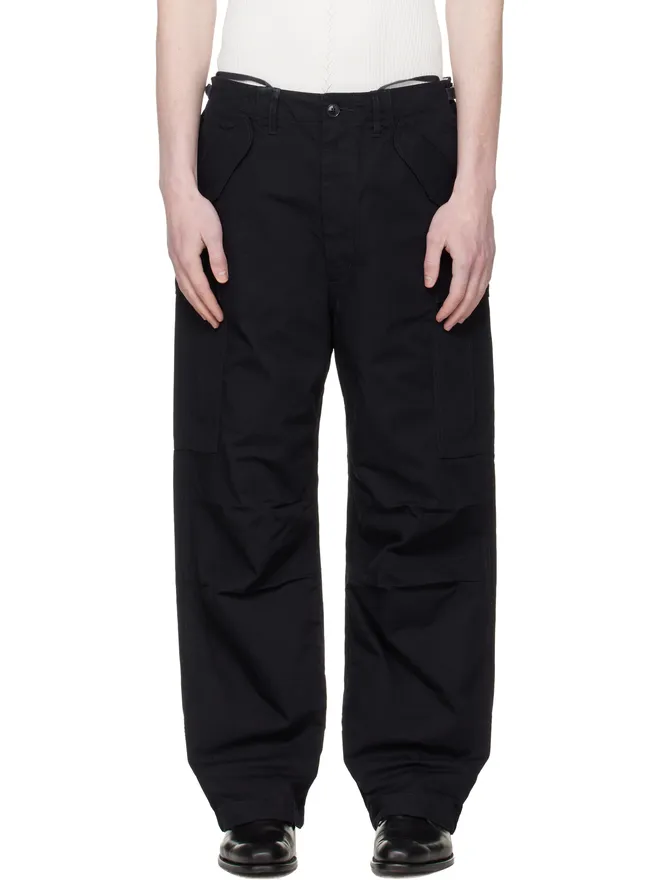 nanamica nanamica ネイビー リップストップ カーゴパンツの商品画像