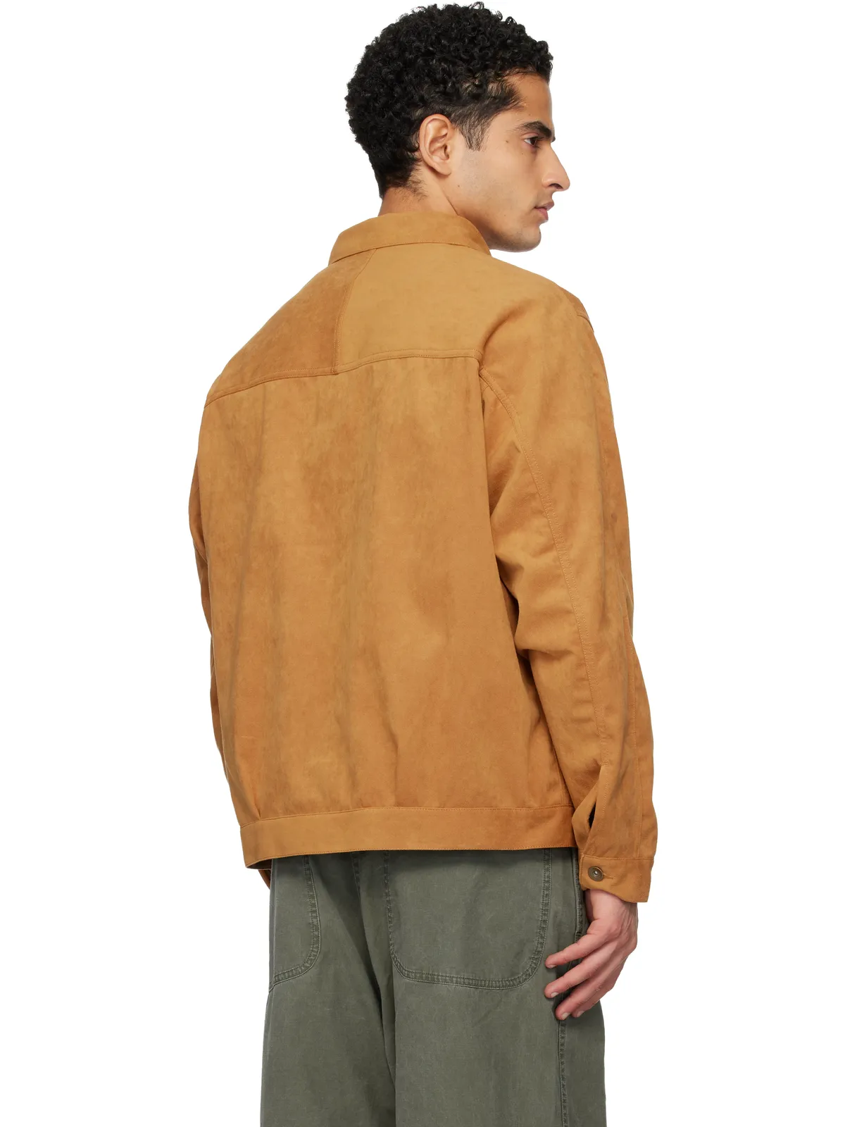 nanamica OOAL Ultrasuede フェイクスエード ショート ジャケット - 画像3