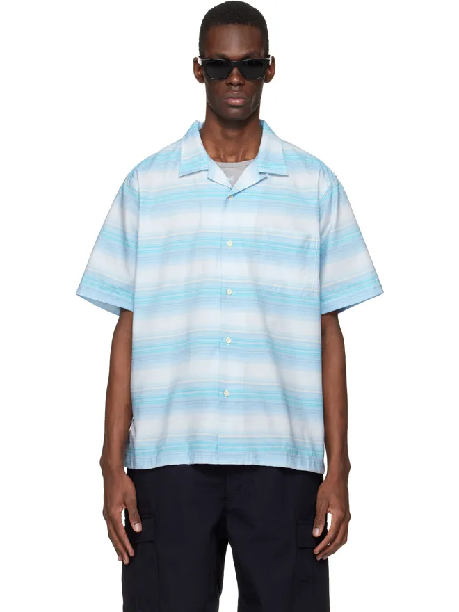 nanamica nanamica Open Collar ピケ 半袖シャツの商品画像