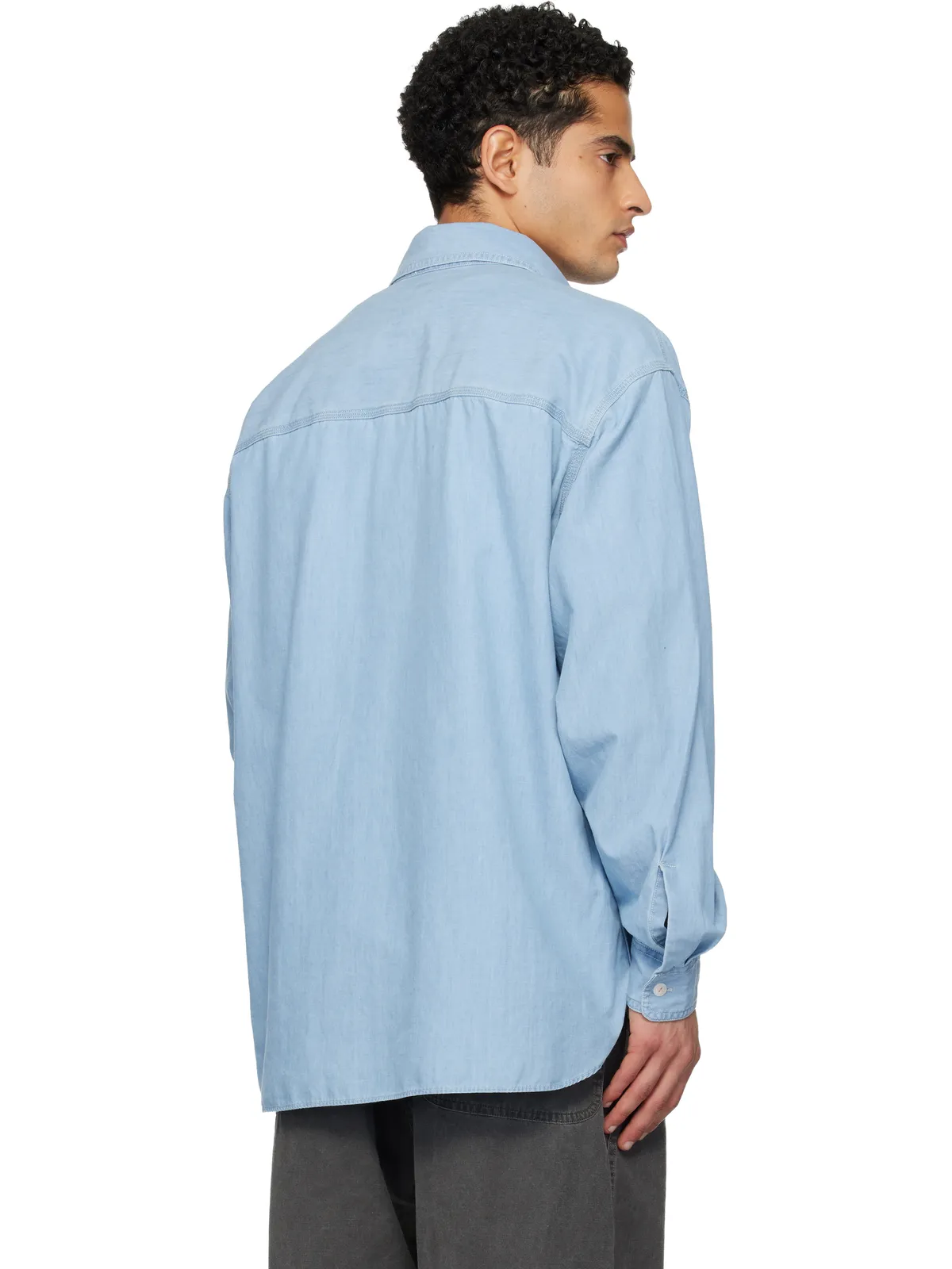 nanamica OOAL Regular Collar シャンブレーシャツ - 画像3