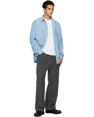 nanamica OOAL Regular Collar シャンブレーシャツ - サムネイル4