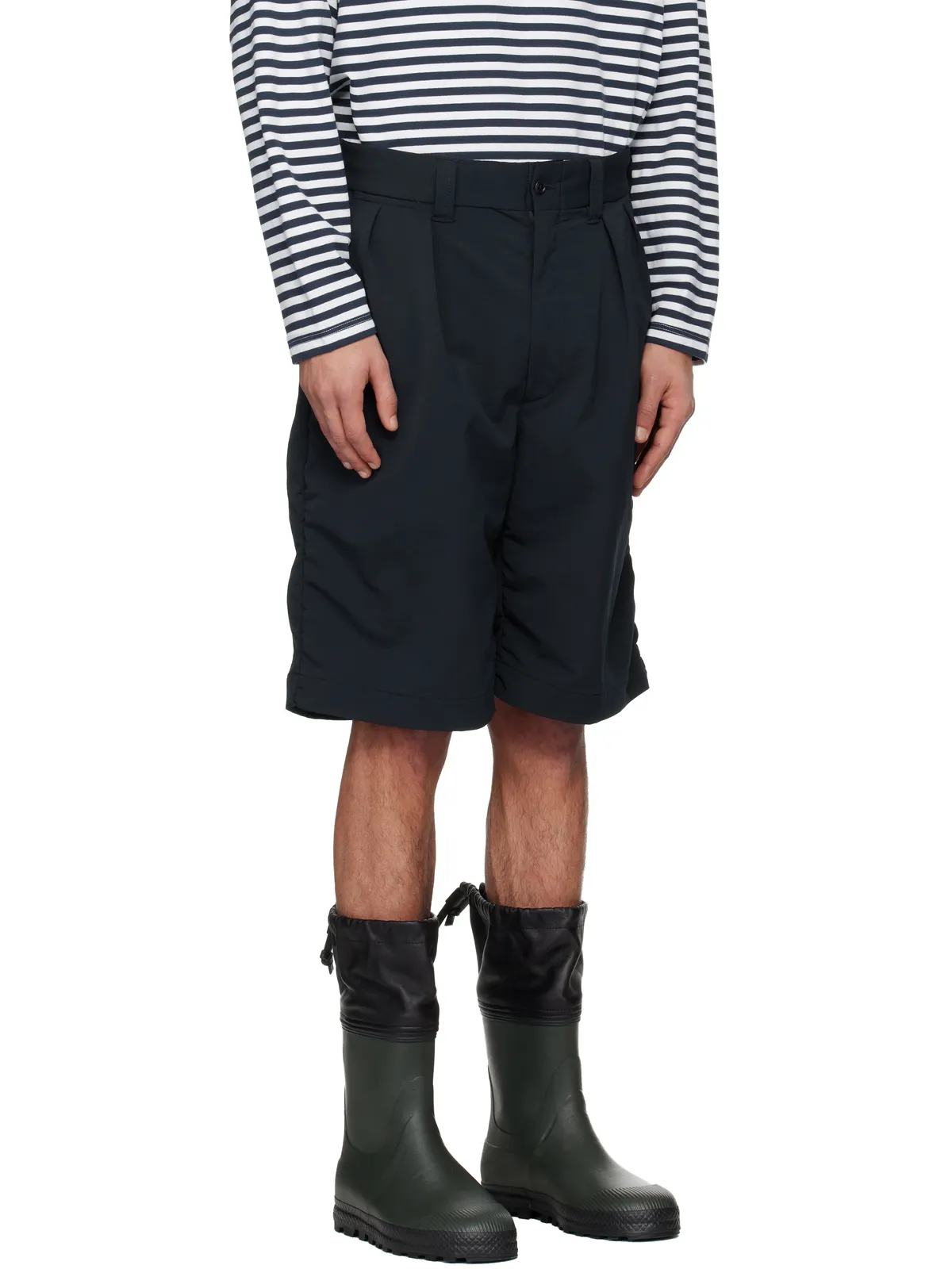 nanamica OOAL ALPHADRY Double Pleat ショートパンツ - 画像2