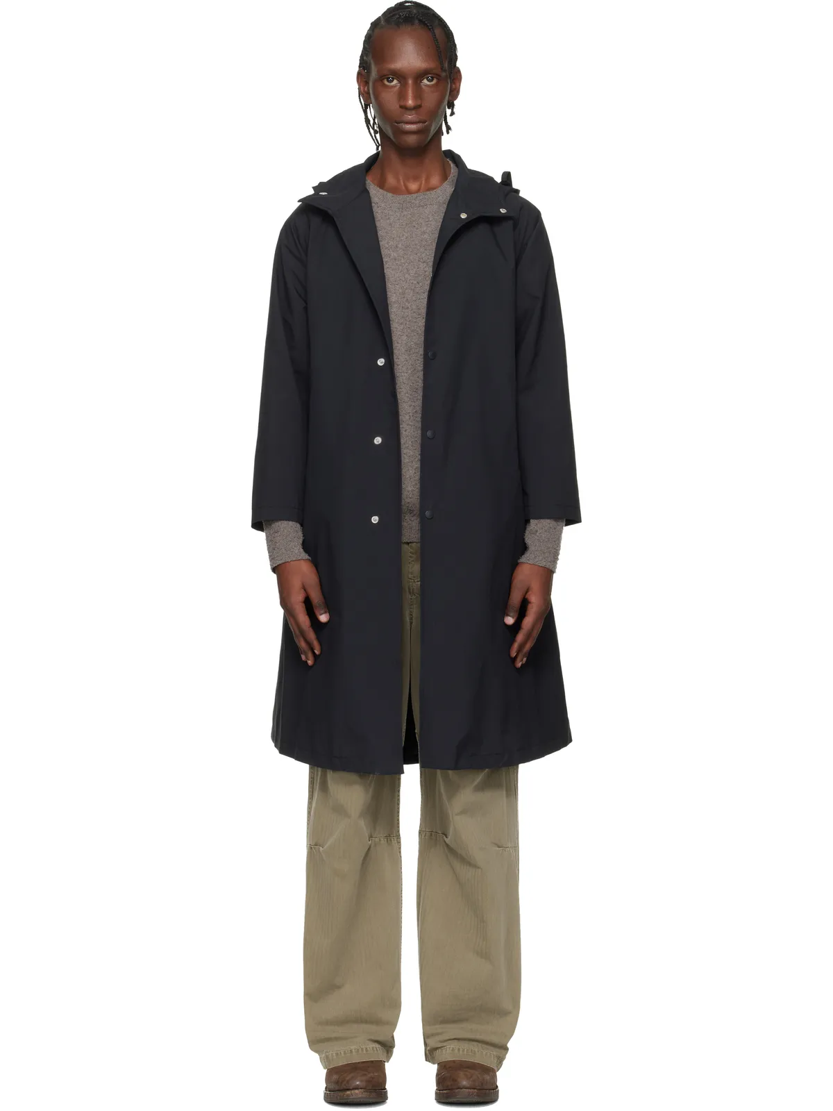 nanamica 2L Nylon GORE-TEX フード付きコート - 画像1