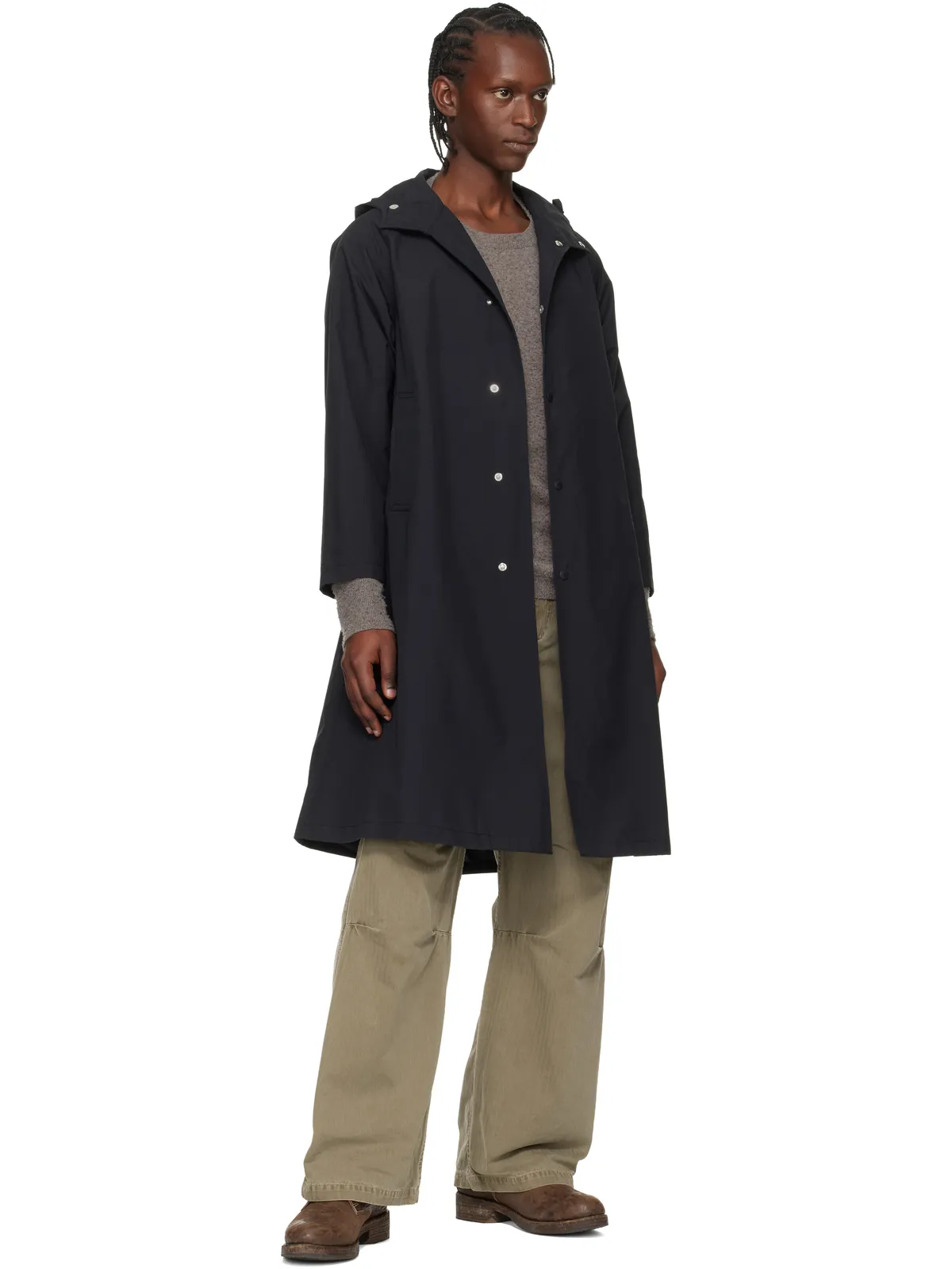 nanamica 2L Nylon GORE-TEX フード付きコート - 画像4