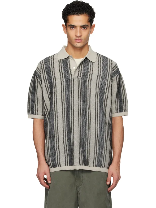 nanamica nanamica OOAL Knit Sweater ニットポロシャツの商品画像