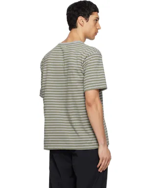 nanamica COOLMAX ボーダー ジャージ Tシャツ - サムネイル3