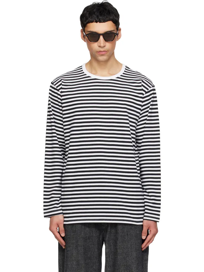 nanamica nanamica COOLMAX ボーダー ジャージ 長袖Tシャツの商品画像