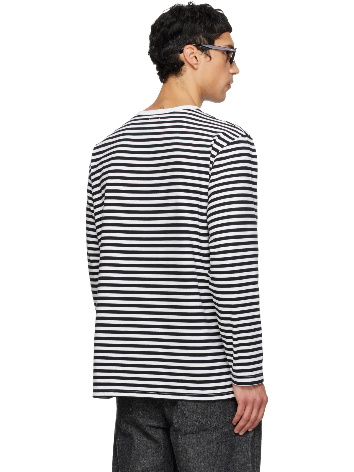 nanamica COOLMAX ボーダー ジャージ 長袖Tシャツ - 画像3