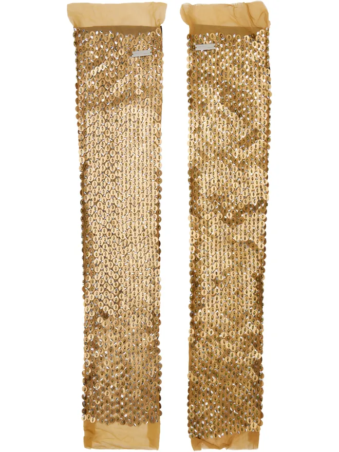 Edward Cuming Edward Cuming Hand Embroidered スパンコール レッグウォーマーの商品画像