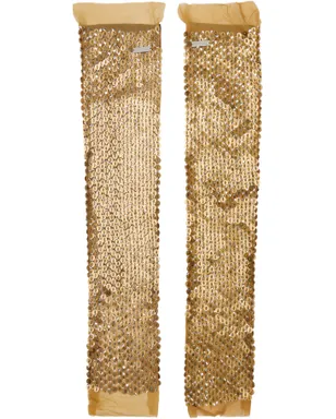 Edward Cuming Hand Embroidered スパンコール レッグウォーマー - サムネイル1